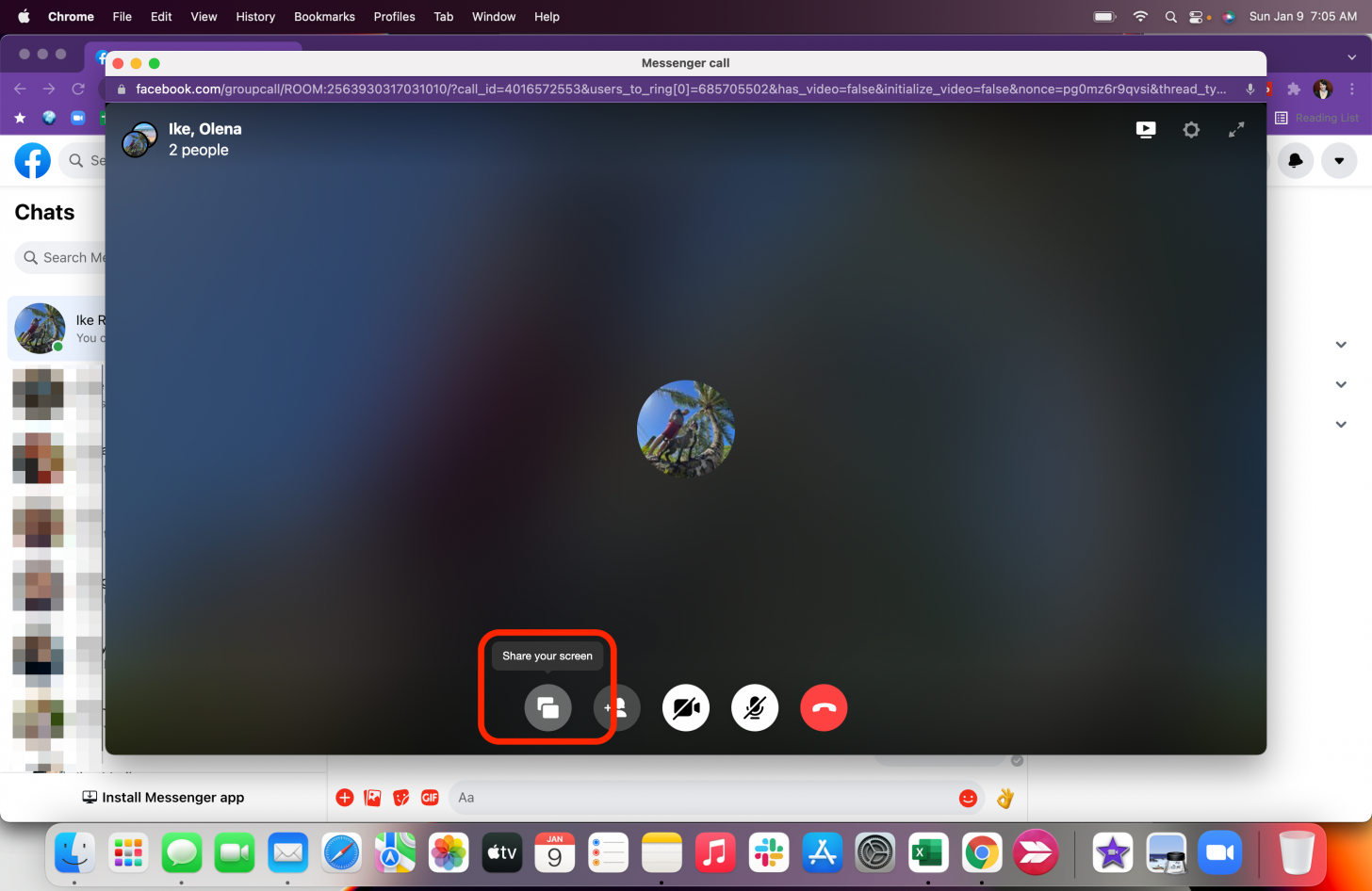 how to share screen on skype without camera