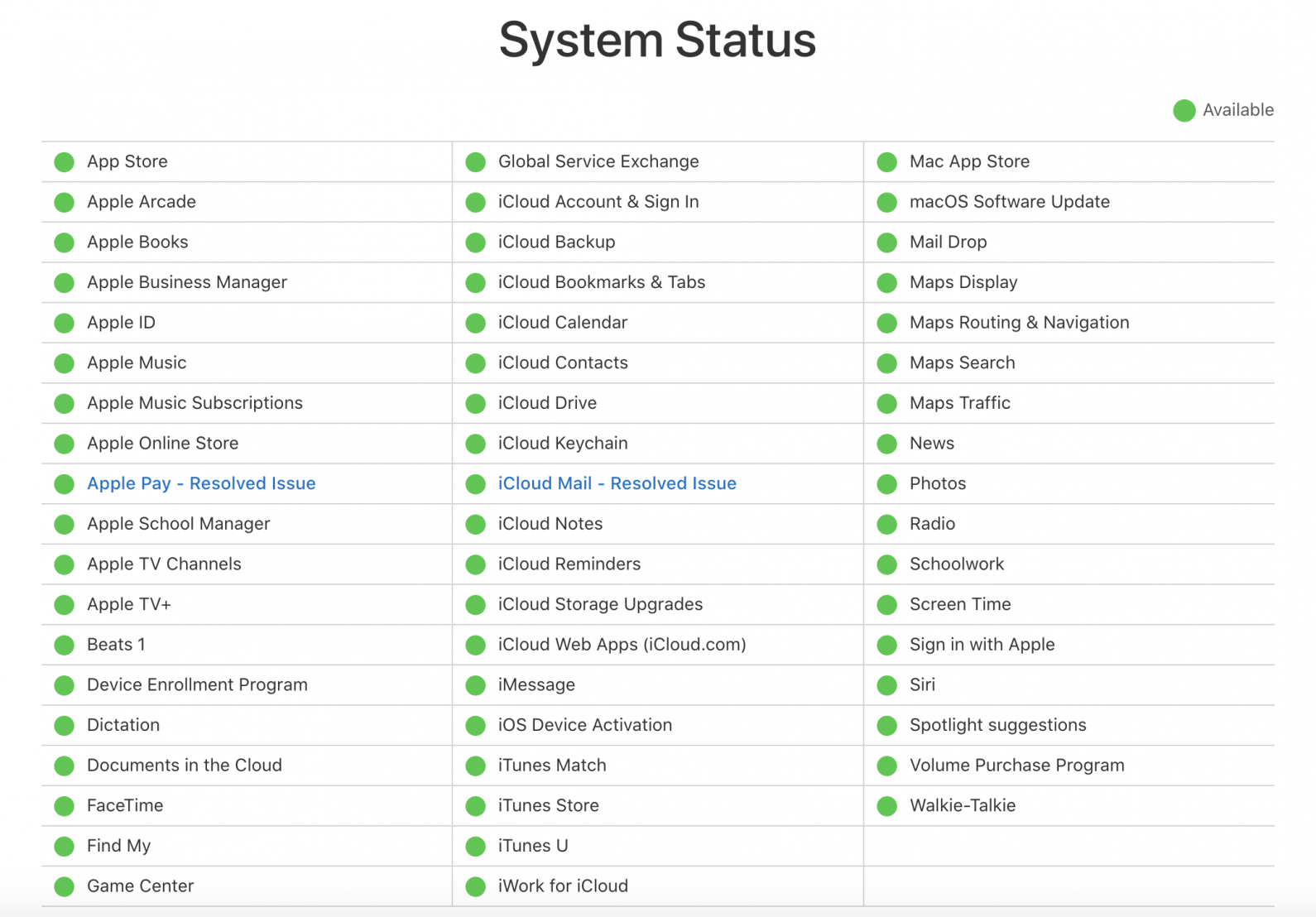 cant connect to any apple server