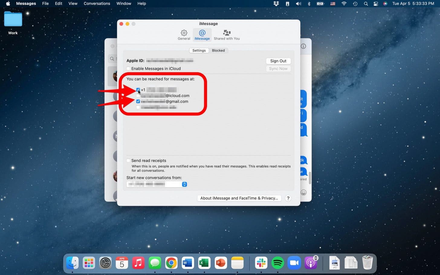 get text messages on mac