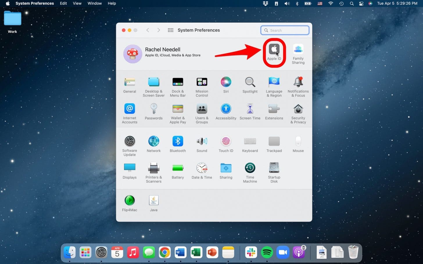 Go to your Apple ID to verify your email on Mac