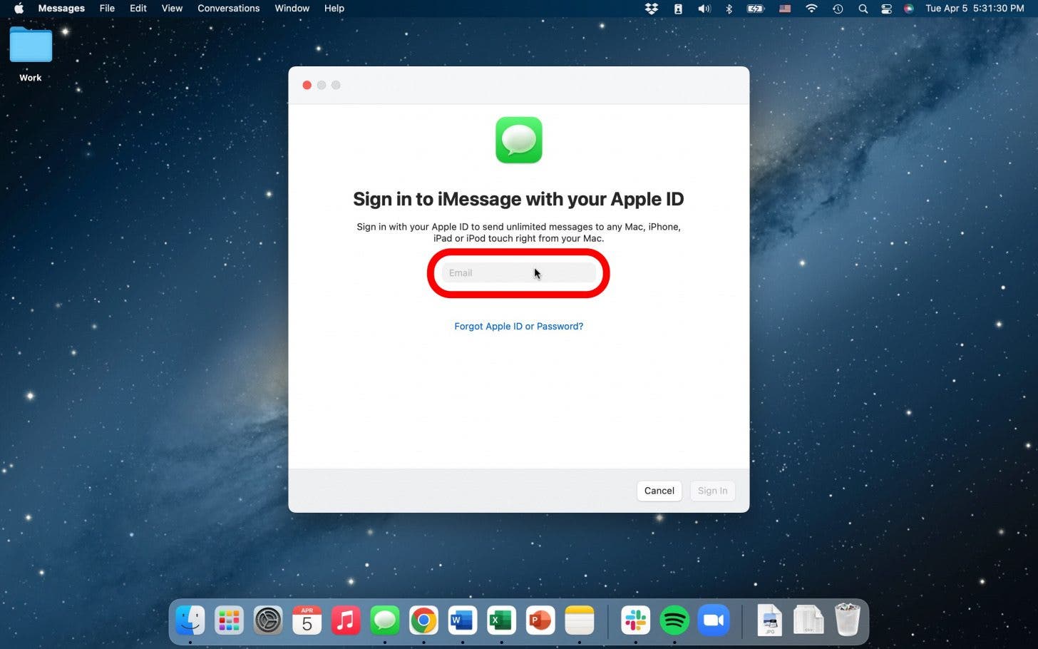 send text from iphone to mac