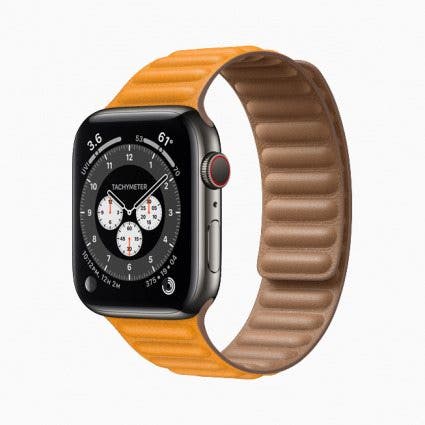 Apple Watch Leather Band Magnetic - photo from Apple.com