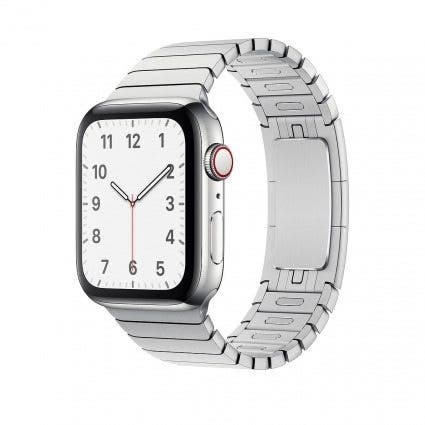 Apple Watch Silver Link Bracelet - photo from Apple.com