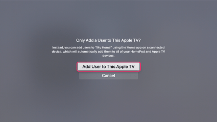 Select Add User to This Apple ID