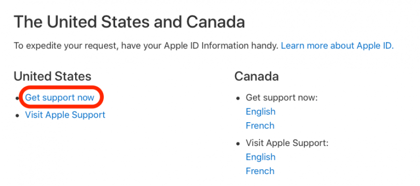 contact apple support phone number usa
