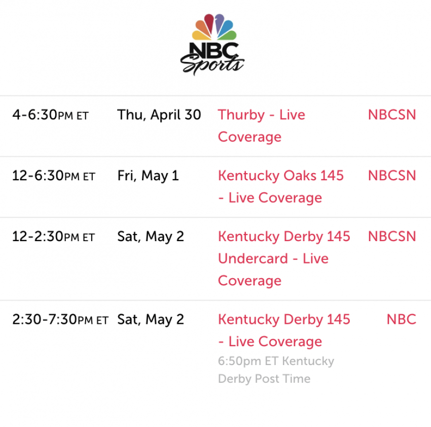 How to Watch the 2020 Kentucky Derby Live on Your Apple Device without