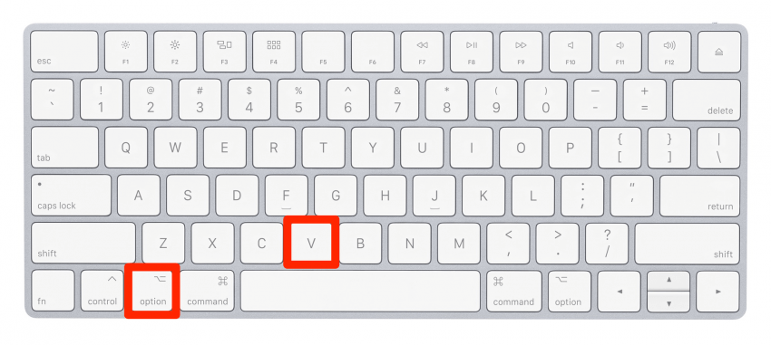 macbook keyboard symbols