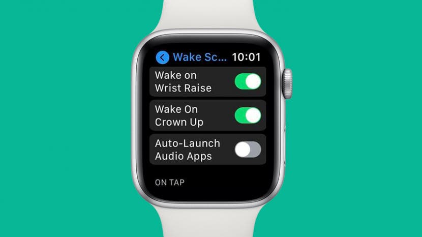 Apple watch wake on crown online up