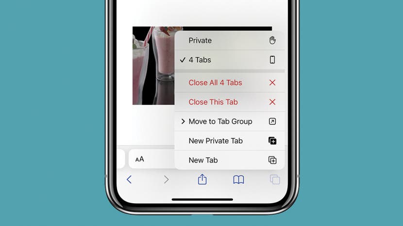 How To Close All Safari Tabs on iPhone