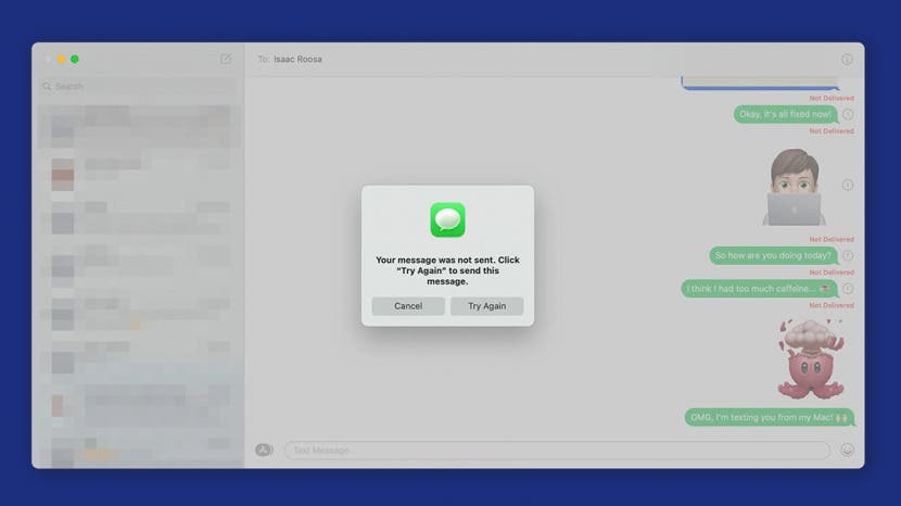 get imessage to work for phone number on mac