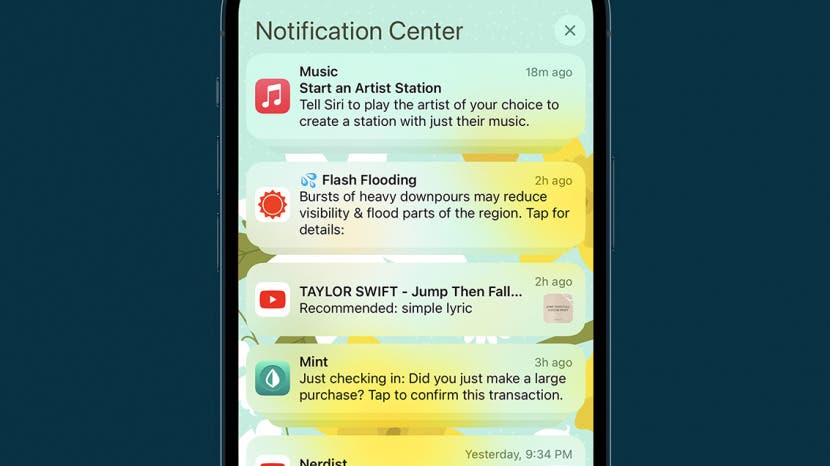 How to View Cleared Notifications on iPhone