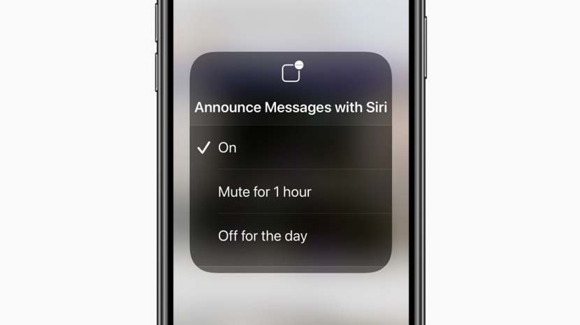 announce messages with siri