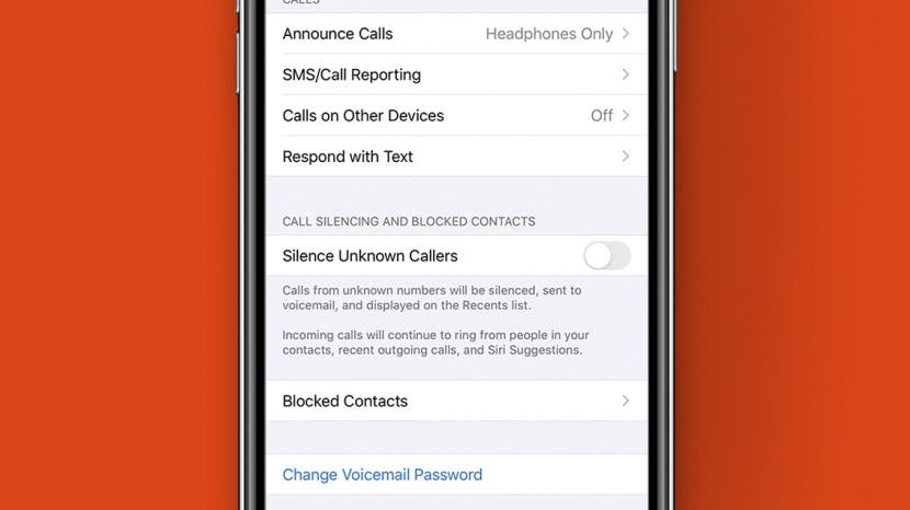most recent apple update blocked phone contacts