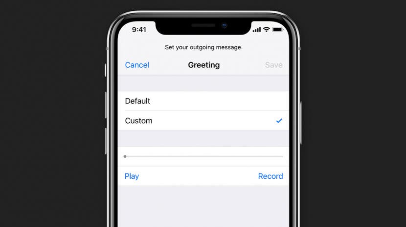 how to set up voicemail on iphone 12