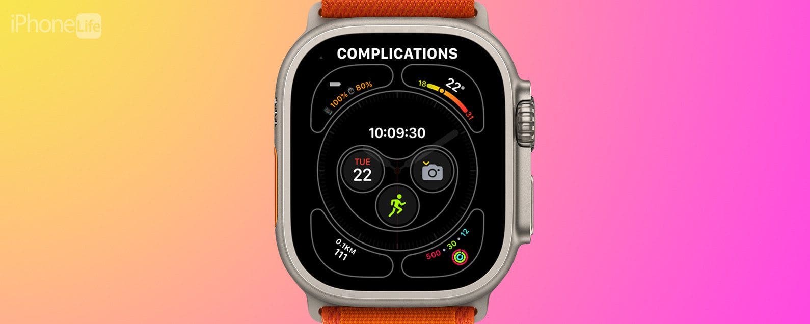 Anyone know which apple watch complication is the one with the human + the  activity rings and also the AM PM indicator and battery percentage? Or is  it just an ultra exclusive?