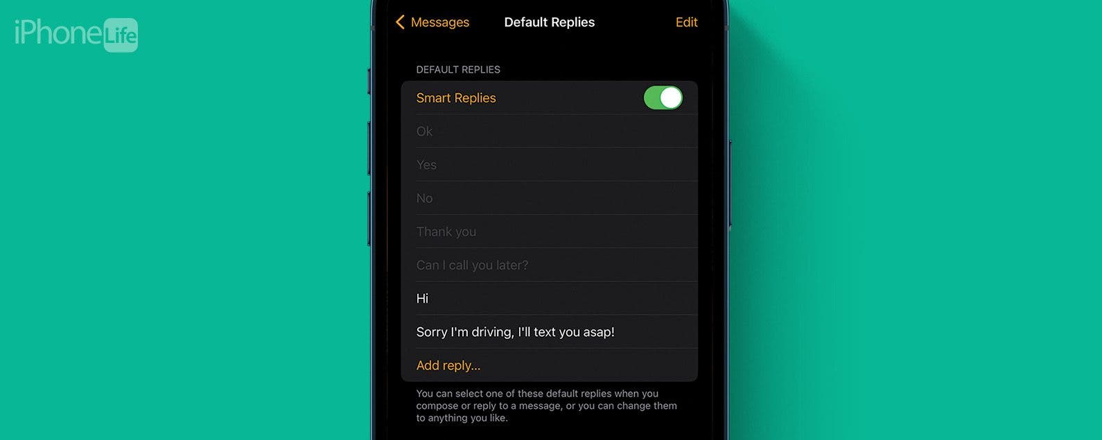 Smart replies apple cheap watch