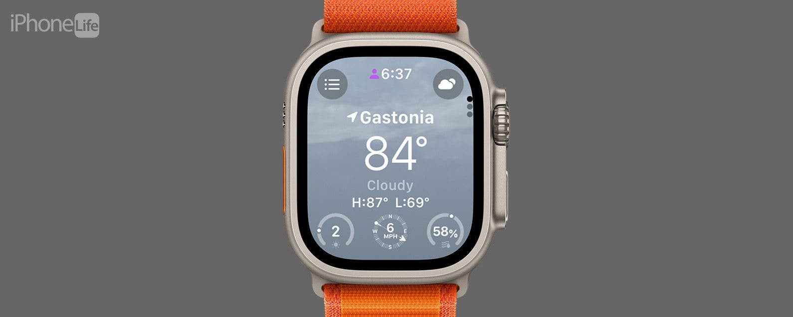 Smartwatch discount weather app