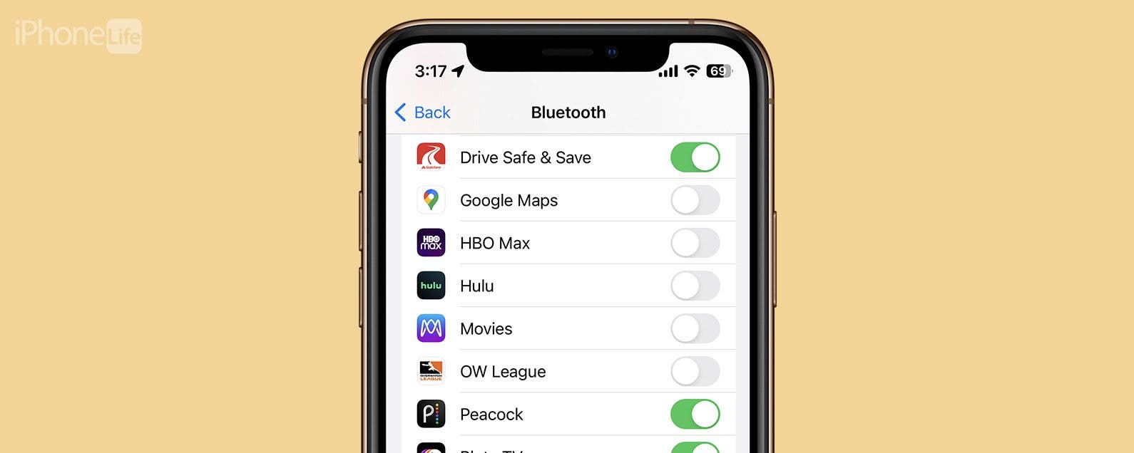 Bluetooth setting on online iphone