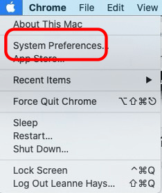 mac system preferences