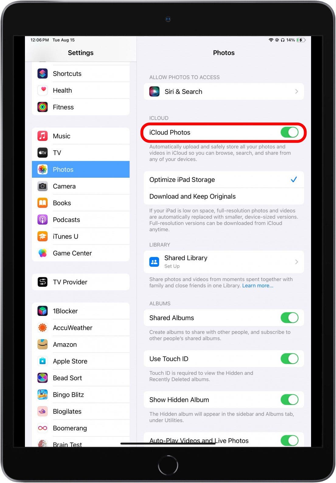 how to unsync ipad from iphone