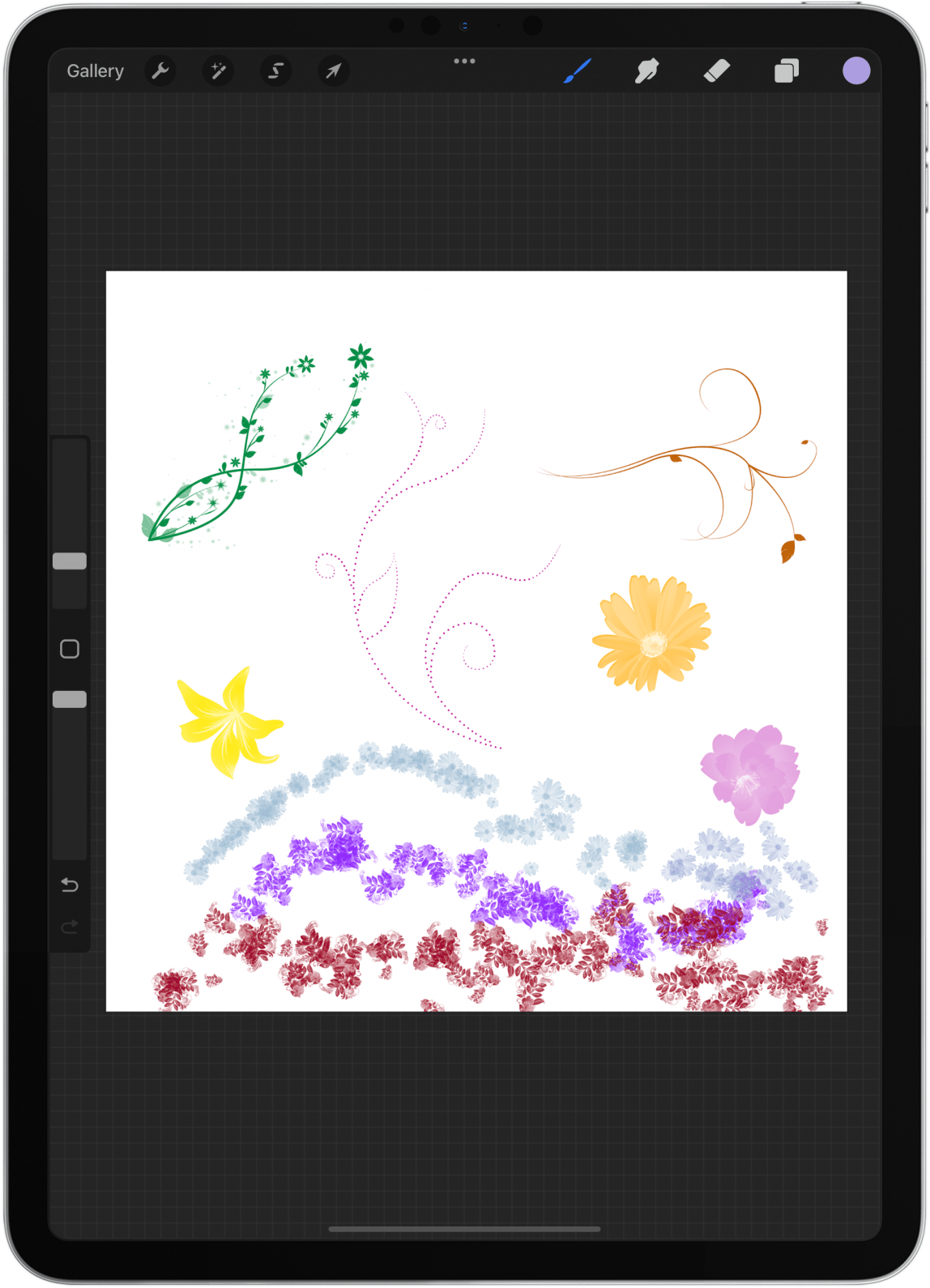 Flowers Brush Set