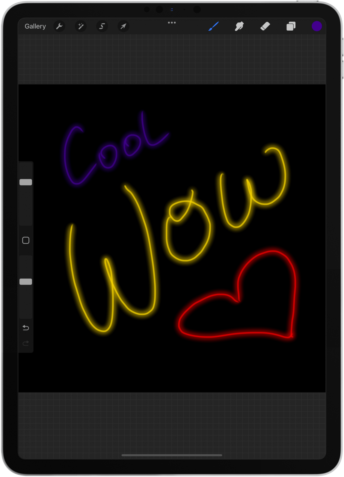 Procreate light pen