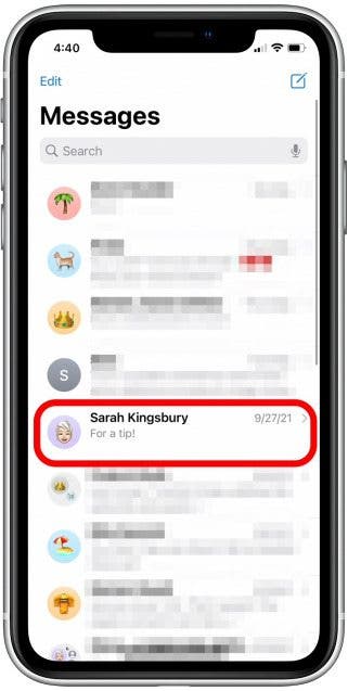 How to Show an iMessage Timestamp in One Swipe