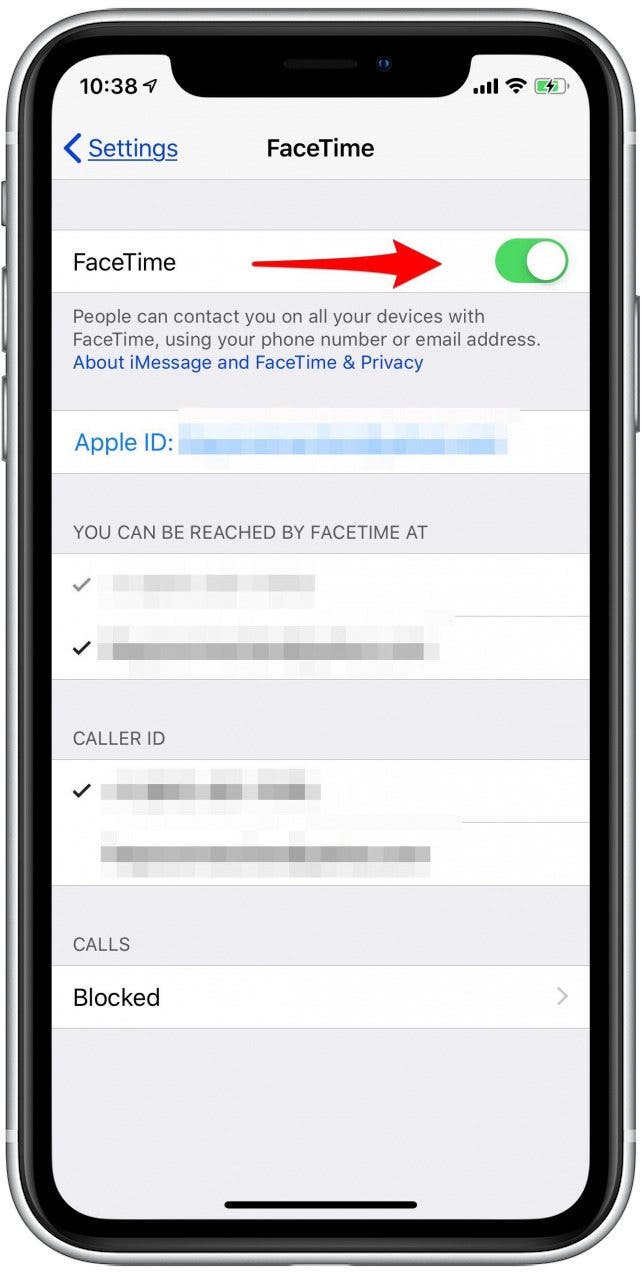 how to turn on facetime on iphone