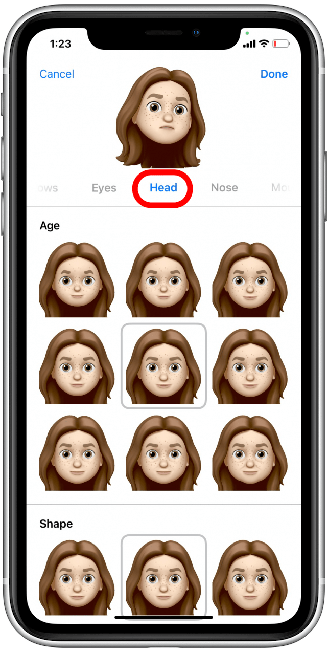 emoji yourself iphone