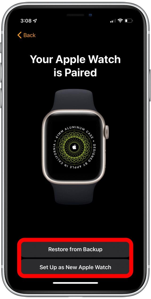 Apple watch series shop 3 pairing failed