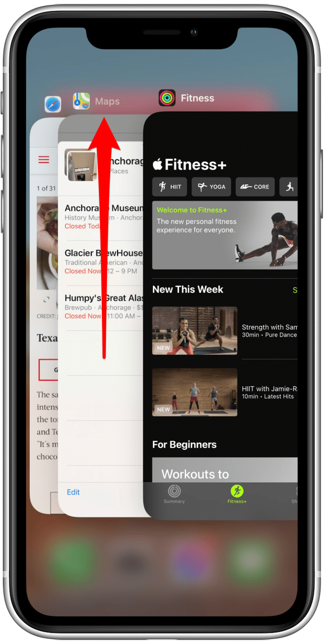 How To Close Apps On An IPhone Without A Home Button IPhone X Later   Close Apps On Iphone 2 