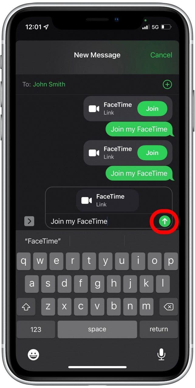 FaceTime with non-Apple user iOS 15 update