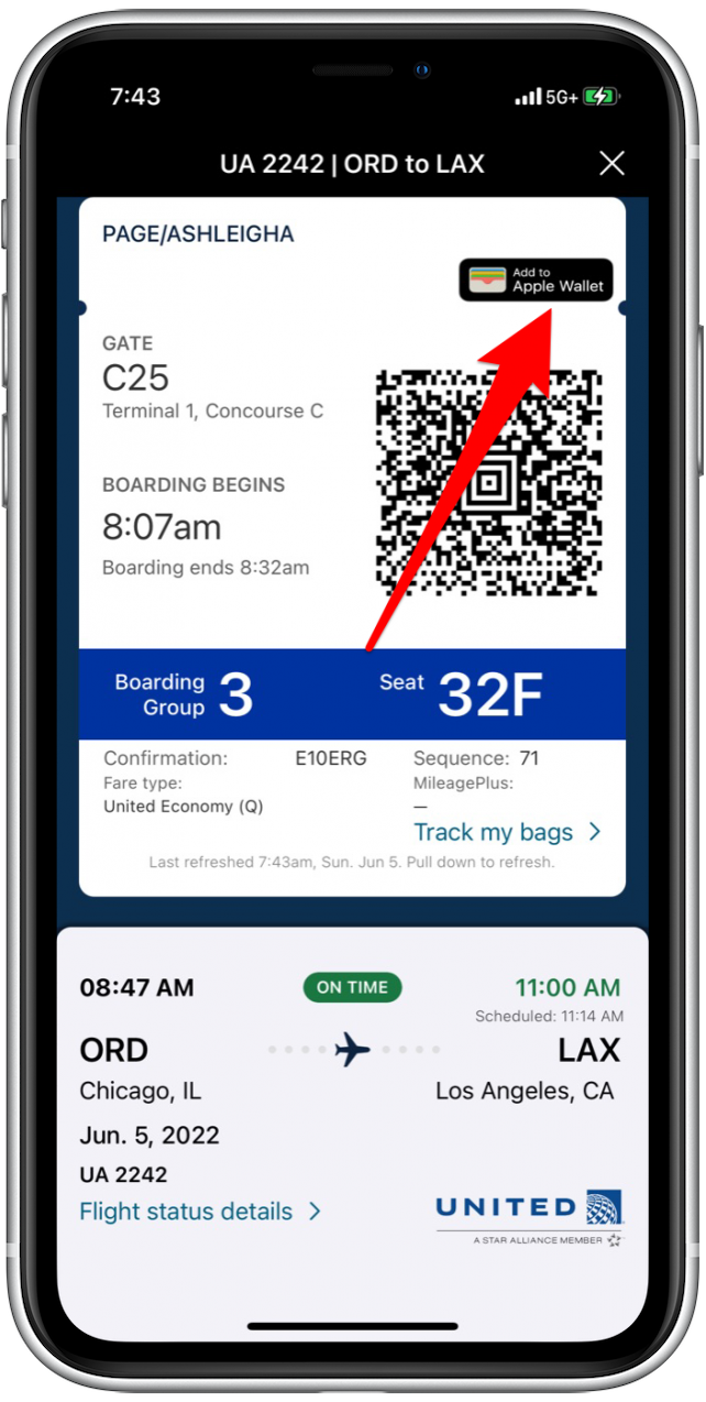 How To Add A Boarding Pass To Apple Wallet