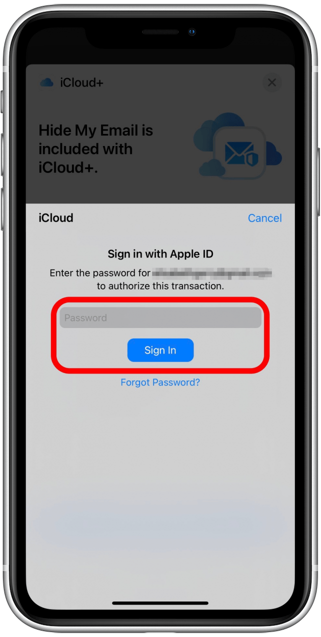 Sign up for iCloud+