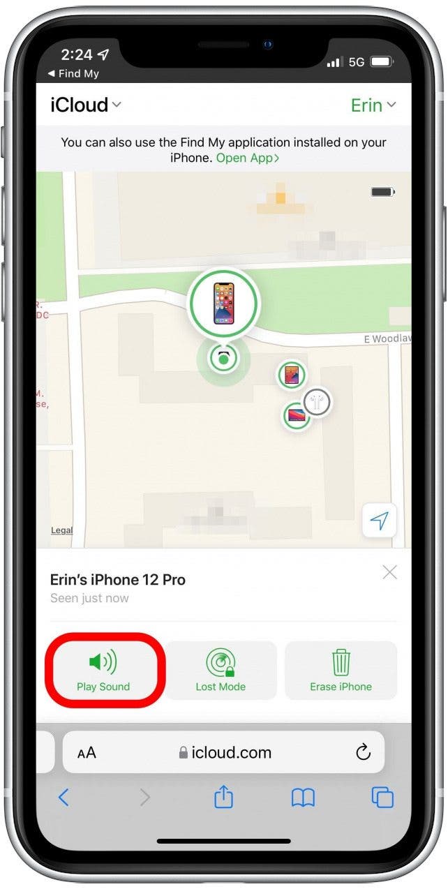 how to turn off find my iphone online