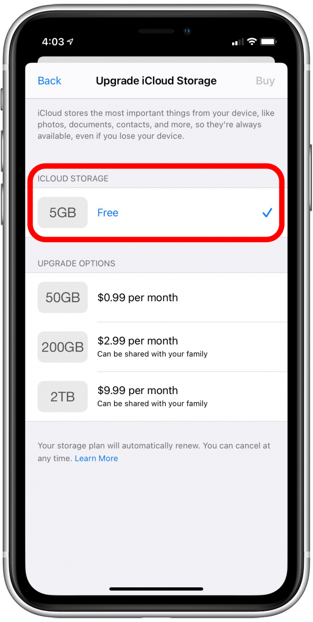 phone number for icloud storage plans