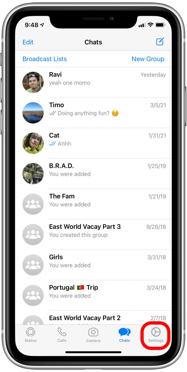 Как через icloud читать whatsapp