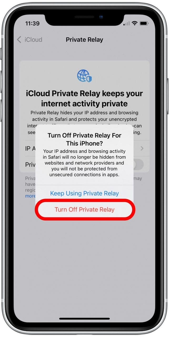 How to Solve Safari Browsing Issues by Disabling Private Relay