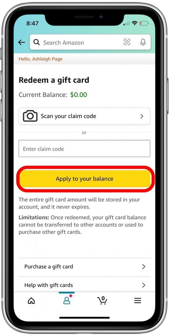 How to redeem Amazon gift card: with the app or Algeria | Ubuy