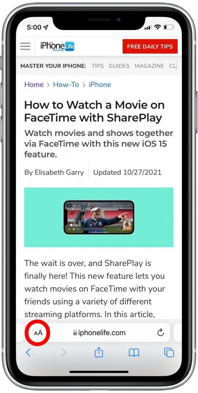 How To Use Safari Reader Mode On IPhone & IPad (iOS 15 & IPadOS 15)