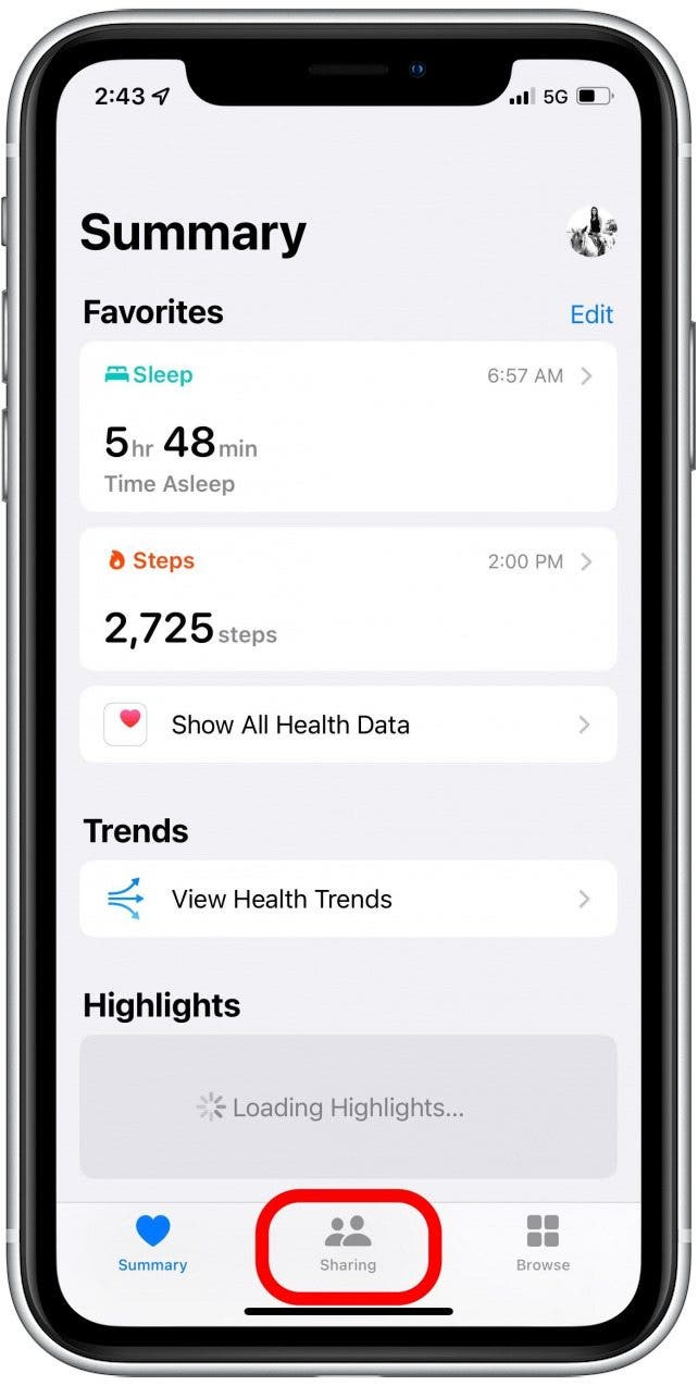 Apple watch share 2025 health data with family