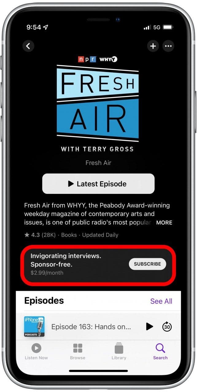 are podcasts free on iphone