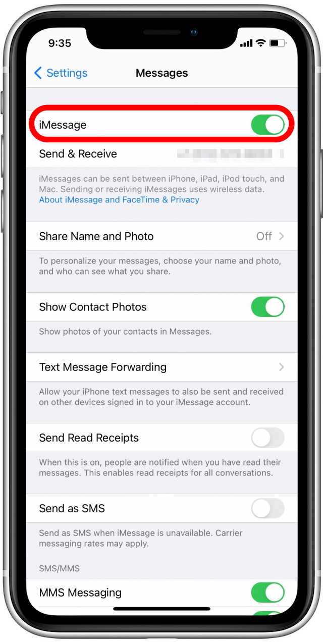 how to turn off imessage across all devices