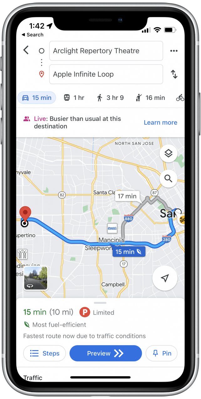 Google Maps will show you the shortest routes from now on. If you would like to turn fuel-efficient routing back on, simply follow the above steps and tap the toggle again.