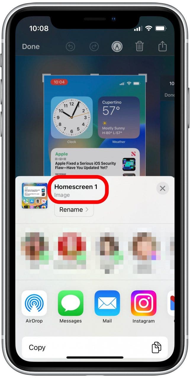 How to Rename Screenshots on iPhone (iOS 16)