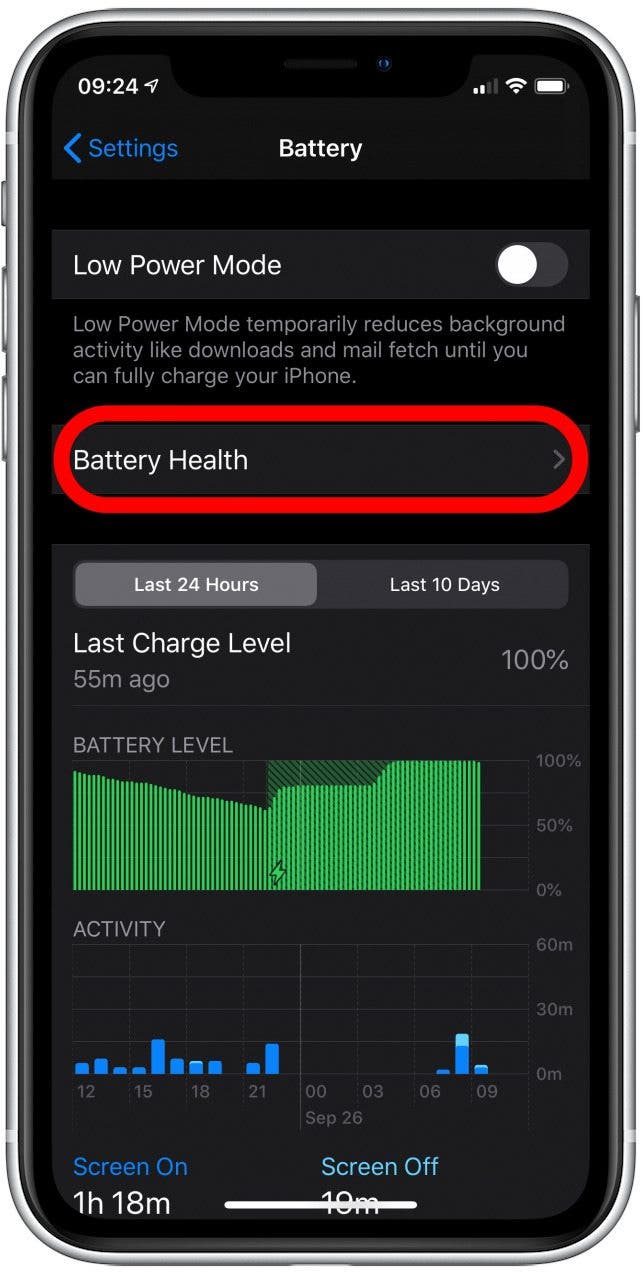 iphone battery health