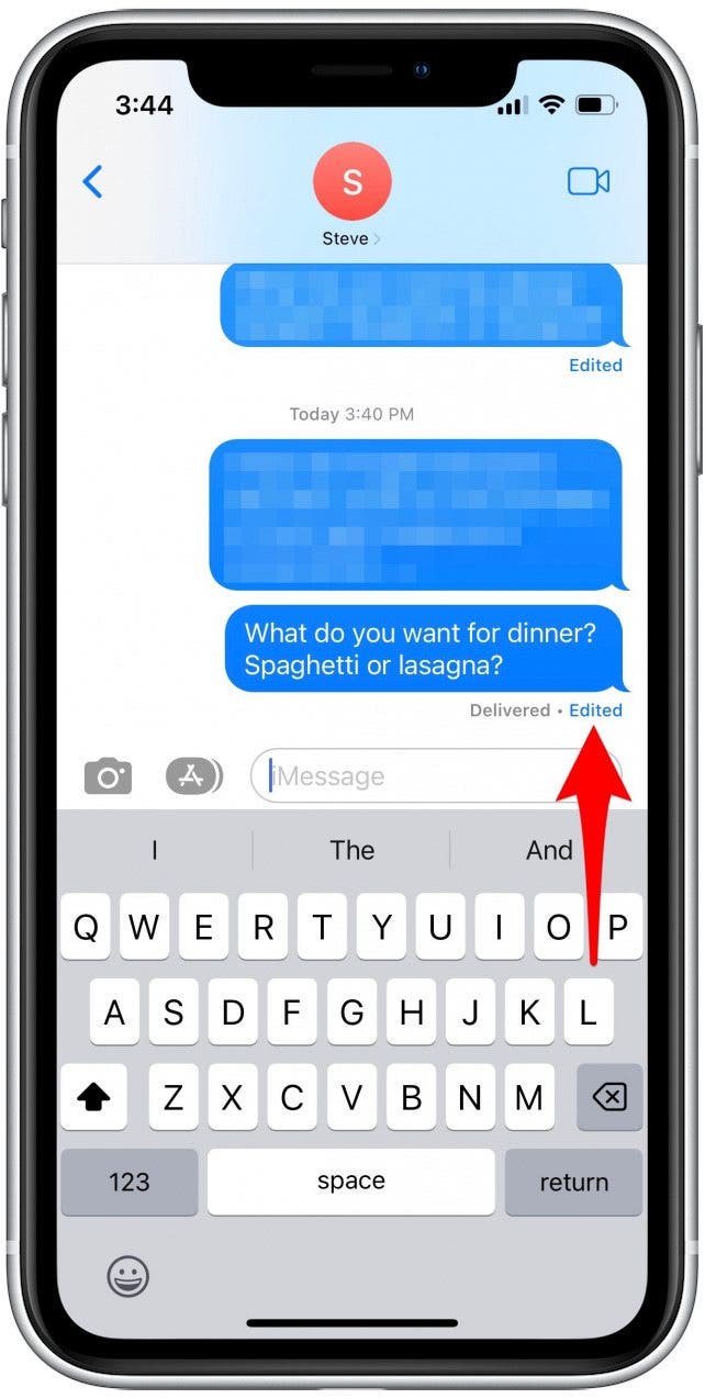 text history to iphone