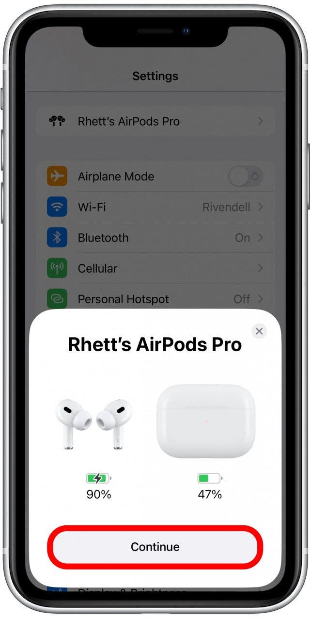 How to set best sale up airpods to iphone