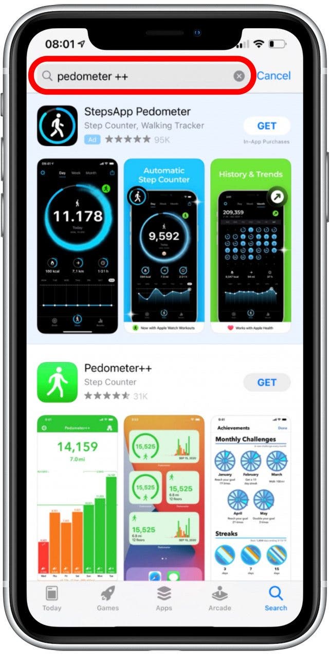 Pedometer that discount connects to iphone