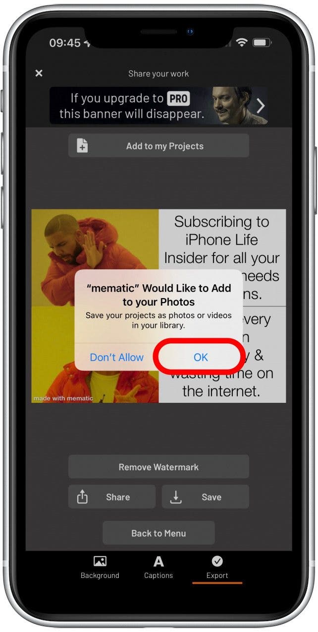 How to make watermark-free memes on your iPhone or iPad